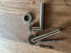 RVS Deurklinken Set, Doe-het-zelf en Verbouw, Hang- en Sluitwerk, Ophalen of Verzenden, Zo goed als nieuw, Rvs, Klink of Kruk