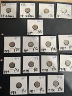 Willem en Wilhelmina 16 dubbeltjes cataloguswaarde €265,-, Postzegels en Munten, Setje, Zilver, Ophalen of Verzenden, 10 cent