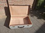 vintage koffer, Sieraden, Tassen en Uiterlijk, Koffers, Overige materialen, Gebruikt, 45 tot 55 cm, Ophalen of Verzenden