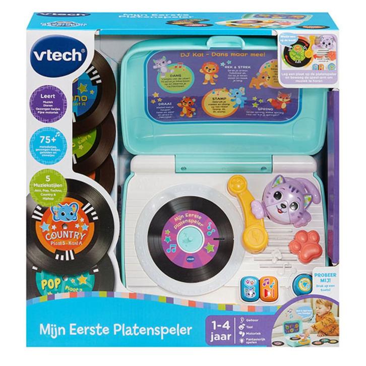 Vtech: Mijn eerste platenspeler, Kinderen en Baby's, Speelgoed | Vtech, Nieuw, 6 maanden tot 2 jaar, Ophalen of Verzenden