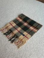 Burberry sjaal 100% lamswol beige met groen, Kleding | Dames, Mutsen, Sjaals en Handschoenen, Maat 38/40 (M), Verzenden, Zo goed als nieuw