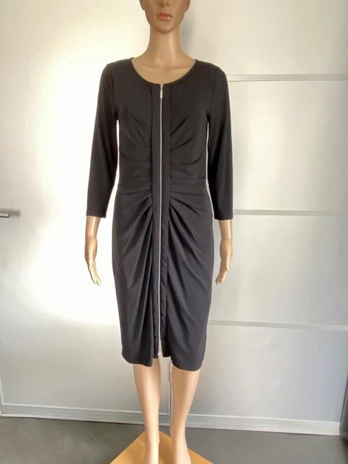 H644 Nieuw: Claudia Strater maat 38=M jurk jurkje zwart, Kleding | Dames, Jurken, Nieuw, Maat 38/40 (M), Zwart, Knielengte, Ophalen of Verzenden