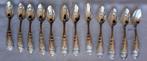 12 zilveren theelepeltjes biedermeier antiek 835 zilver, Ophalen of Verzenden, Zilver