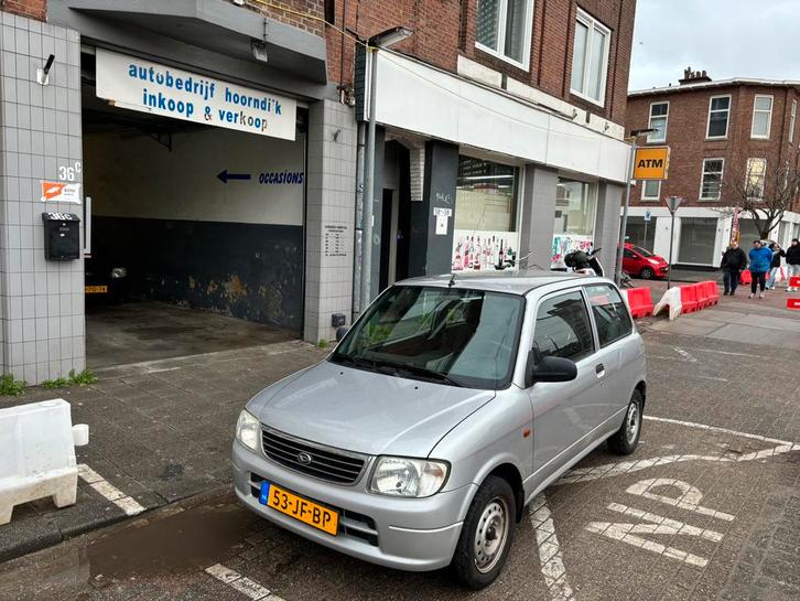 Daihatsu Cuore 1.0 STI AUTOMAAT 2002 Grijs metalic, Auto's, Daihatsu, Bedrijf, Cuore, ABS, Airbags, Bluetooth, Boordcomputer, Centrale vergrendeling