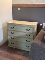 Mintgroen kastje/commode met lades, Ophalen, Minder dan 50 cm, Gebruikt, 3 of 4 laden