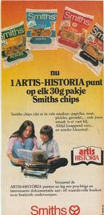 retro reclame 1979 Smiths chips Artis Historia album, Verzenden, Overige typen