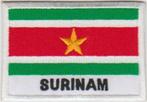 Suriname vlag stoffen opstrijk patch embleem #1, Diversen, Verzenden, Nieuw