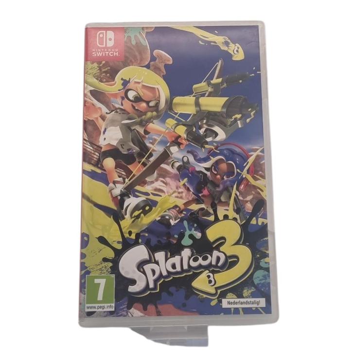 Nintendo Switch Game: Splatoon 3, Spelcomputers en Games, Spelcomputers | Nintendo Switch, Zo goed als nieuw