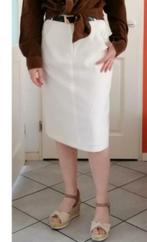 Bardehle vintage creme witte kokerrok rok jaren 80 M-L 35109, Kleding | Dames, Rokken, Maat 38/40 (M), ., Wit, Ophalen of Verzenden