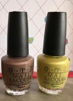 2 OPI nagellakken nail polish lacquer taupe B85, lime G17, Bruin, Nieuw, Ophalen of Verzenden, Handen en Nagels