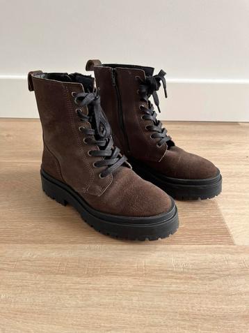 Chunky veterboots leren boots schoenen Sacha beschikbaar voor biedingen