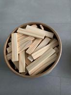 Houten Bouwblokken - Mini Matters, Kinderen en Baby's, Speelgoed | Bouwstenen, Ophalen, Zo goed als nieuw, Overige merken