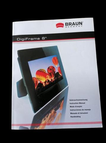 Braun digitaal fotolijstje.  beschikbaar voor biedingen