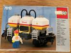 Vintage LEGO 12v trein 7813 SHELL TANKWAGON, 100%, met doos, Kinderen en Baby's, Speelgoed | Duplo en Lego, Ophalen of Verzenden