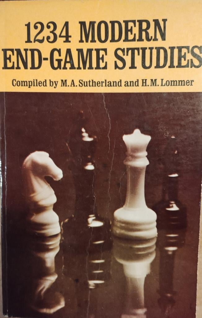 Modern Endgame Studies - Lommer & Sutherland, Gelezen, Lommer & Sutherland, Ophalen of Verzenden, Overige onderwerpen