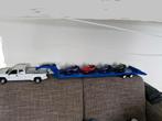 €100 Anson Silverado + gooseneck trailer 1:18, Hobby en Vrije tijd, Modelauto's | 1:18, Ophalen, Zo goed als nieuw, Motor, Overige merken