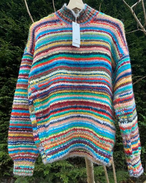 Prachtige kleurrijke trui INTI Sol multi mt L, Kleding | Dames, Truien en Vesten, Nieuw, Maat 42/44 (L), Overige kleuren, Verzenden