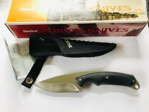 Buck knife 694 2002 Alpha hunter b694-bk-0 drop point, usa n, Caravans en Kamperen, Kampeergereedschap, Nieuw, Ophalen of Verzenden