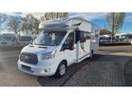 Chausson Flash 728 EB Queensbed en hefbed, Ringverwarming, Watertank (Schoon), Ford, 7 tot 8 meter