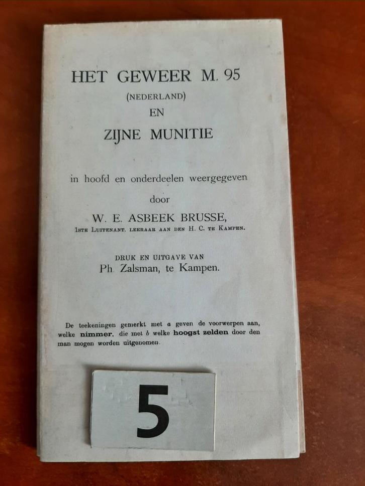 Hembrug geweer M95 en zijne munitie  AI EUROMETAAL, Verzamelen, Militaria | Tweede Wereldoorlog, Landmacht, Foto of Poster, Nederland