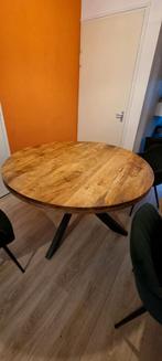 Ronde tafel 140, Huis en Inrichting, Tafels | Eettafels, Ophalen, Gebruikt, Rond, 100 tot 150 cm