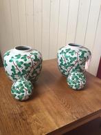 Twee Chinese Sierpotten met Deksel, Ophalen, Aardewerk of Porselein, Zo goed als nieuw, Minder dan 50 cm
