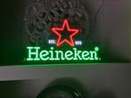 Heineken neon led - nieuw in verpakking! MANCAVE!, Verzamelen, Ophalen of Verzenden, Reclamebord, Plaat of Schild, Heineken