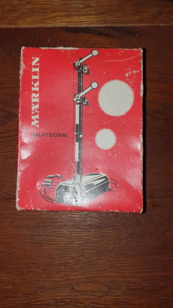 Märklin Hauptsignal 7041 - Treinmodelbouw, Hobby en Vrije tijd, Modeltreinen | H0, Gebruikt, Overige typen, Wisselstroom, Märklin