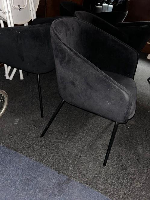 Woood eettafelstoel 6 stuks, Huis en Inrichting, Stoelen, Gebruikt, Vijf, Zes of meer stoelen, Zwart, Ophalen of Verzenden