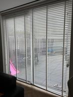 Houten jaloezie wit, Huis en Inrichting, Stoffering | Gordijnen en Lamellen, Ophalen, Gebruikt, 100 tot 150 cm, 200 cm of meer