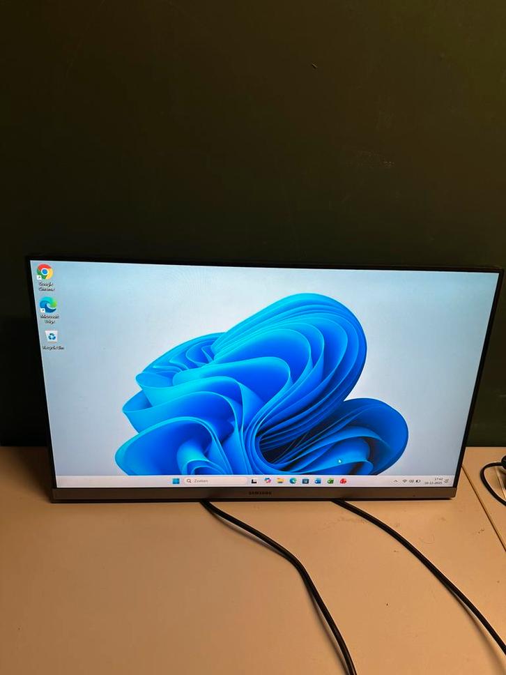 Samsung – 24” IPS Monitor (Zonder Standaard), Computers en Software, Monitoren, Zo goed als nieuw, 60 Hz of minder, HDMI, IPS