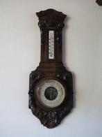 mooie grote antieke barometer/temperatuurmeter  75/27 cm, Antiek en Kunst, Ophalen of Verzenden
