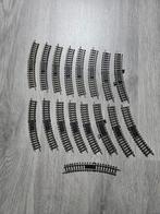 17x minitrix 4972 aansluitrail met ontstoring, Gelijkstroom, Trix, Nieuw, Rails