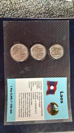 laos Unc munten in blister, Ophalen of Verzenden, Zuidoost-Azië