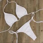 String bikini, Kleding | Dames, Badmode en Zwemkleding, Nieuw, Bikini, Ophalen of Verzenden, Wit