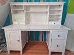 Hemnes Bureau met Opzetstuk - Wit, Huis en Inrichting, Bureaus, Ophalen, Gebruikt, Bureau
