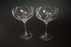 2x geslepen glas kristal sekt champagne coctail eisch jeunes, Antiek en Kunst, Antiek | Glas en Kristal, Ophalen of Verzenden