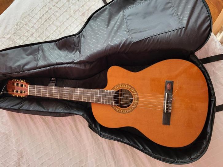 akoestisch gitaar van Salvador Cortez, Muziek en Instrumenten, Snaarinstrumenten | Gitaren | Akoestisch, Zo goed als nieuw, Klassieke of Spaanse gitaar