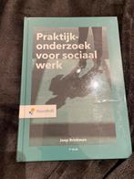 Praktijkonderzoek voor sociaal werk - Brinkman, Ophalen of Verzenden, Zo goed als nieuw, HBO