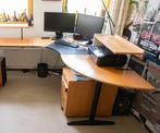 Degelijk bureau IKEA- Effektiv-T, Huis en Inrichting, Bureaus, Ophalen, In hoogte verstelbaar, Gebruikt, Bureau