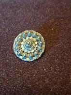Zilveren  Zeeuwse knop broche, Antiek en Kunst, Ophalen of Verzenden