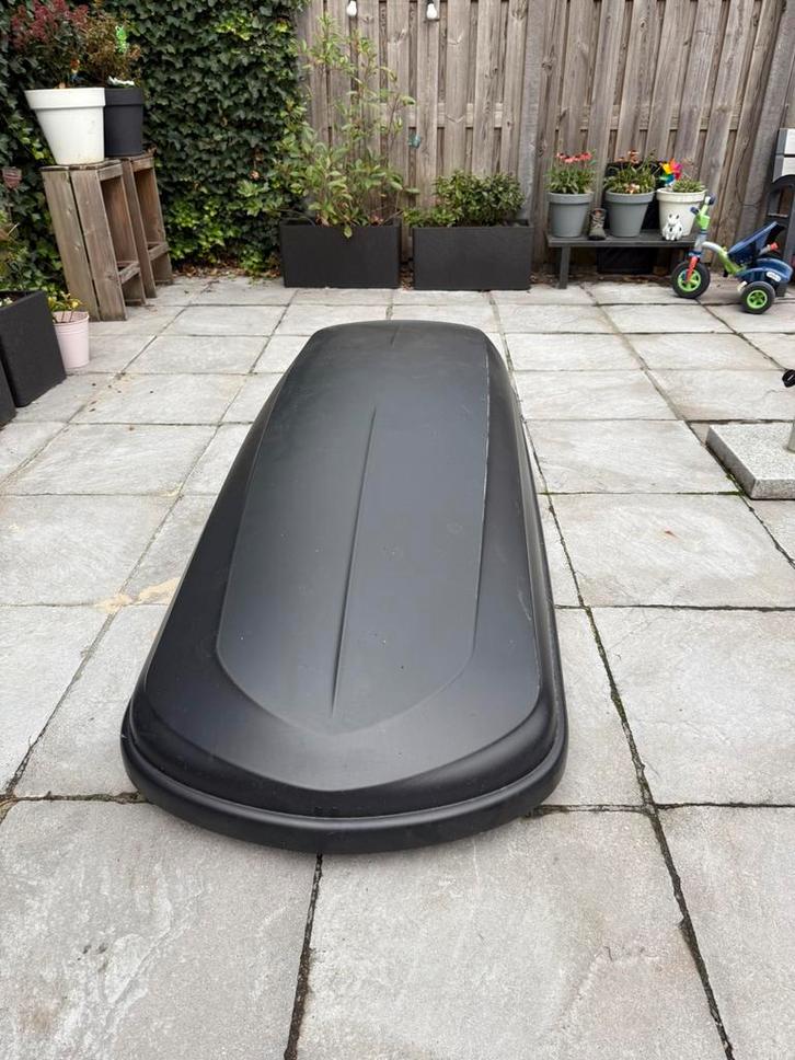 Hapro dakkoffer incl. Thule dakdragers, Auto diversen, Dakkoffers, Gebruikt, Ophalen