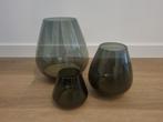 Vase The World Tasman Grey set, Huis en Inrichting, Ophalen, Overige kleuren, Nieuw, Glas