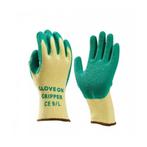 handschoen latex gecoat groen L [9], Nieuw, Ophalen of Verzenden