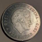 10 gulden Nederland 1973, zilver, Postzegels en Munten, Munten | Nederland, Koningin Juliana, Zilver, Ophalen of Verzenden, Losse munt