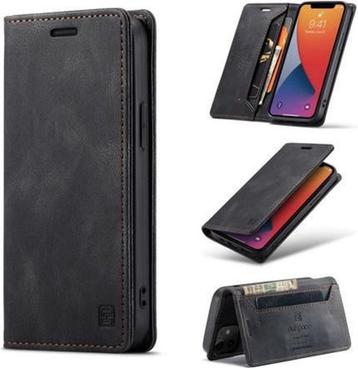 Luxe Flip Case met Kaarthouder voor iPhone 13 Mini _ Zwart beschikbaar voor biedingen