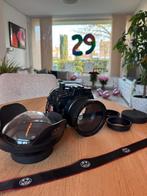 Onderwater housing, camera + accessoires, Verzenden, Zo goed als nieuw, Meer dan 40 meter, Complete set