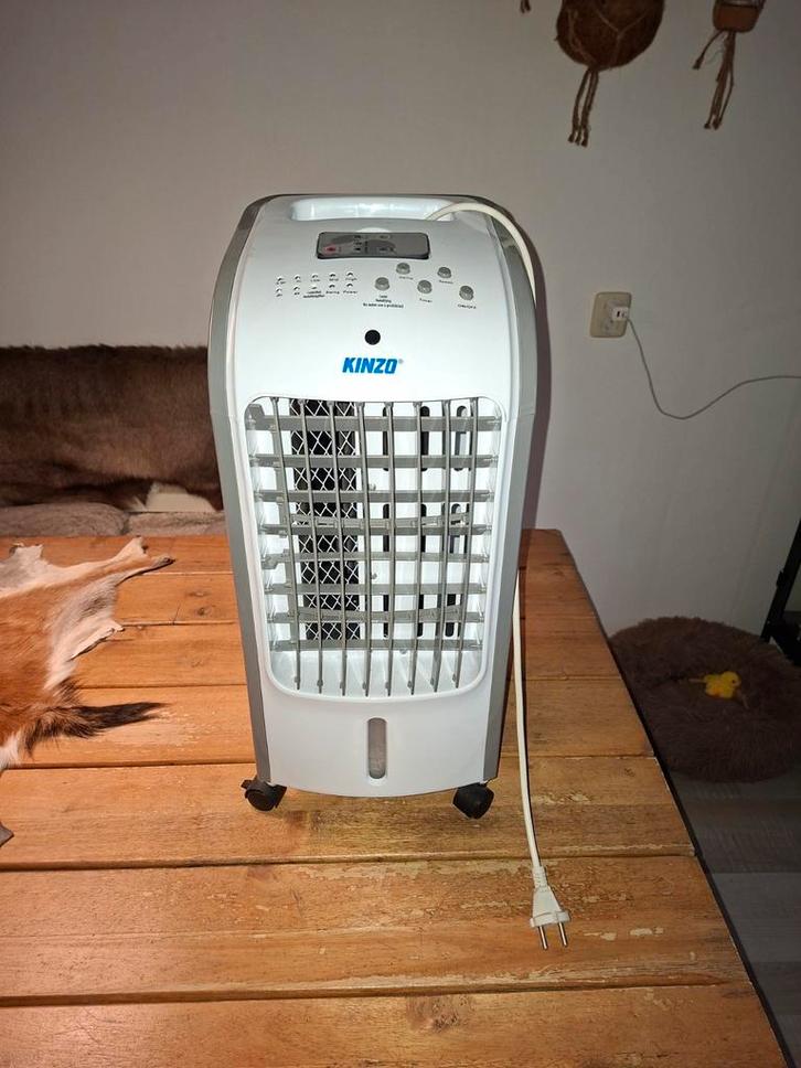 Aircooler Kinzo z.g.a.n. met afstandsbediening, Witgoed en Apparatuur, Airco's, Zo goed als nieuw, Mobiele airco, Minder dan 60 m³