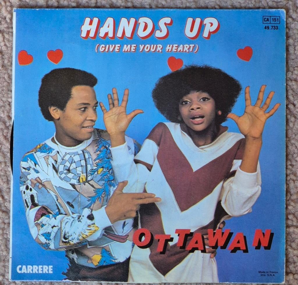 Ottawan – Hands Up (Give Me Your Heart), Cd's en Dvd's, Vinyl Singles, Gebruikt, 7 inch, Single, Ophalen of Verzenden