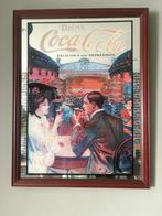 Zeldzame Vintage Coca-Cola Spiegel – Collector’s Item, Ophalen of Verzenden, Gebruikt, Reclamebord